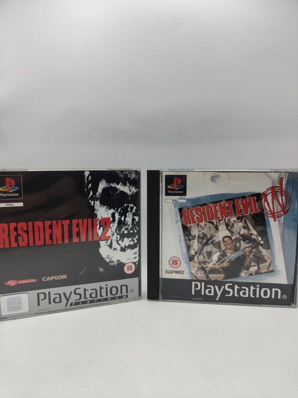 Resident Evil 1 & 2 PS1, Spelcomputers en Games, Games | Sony PlayStation 1, Avontuur en Actie, Gebruikt, Support@capcom.com, 1 speler