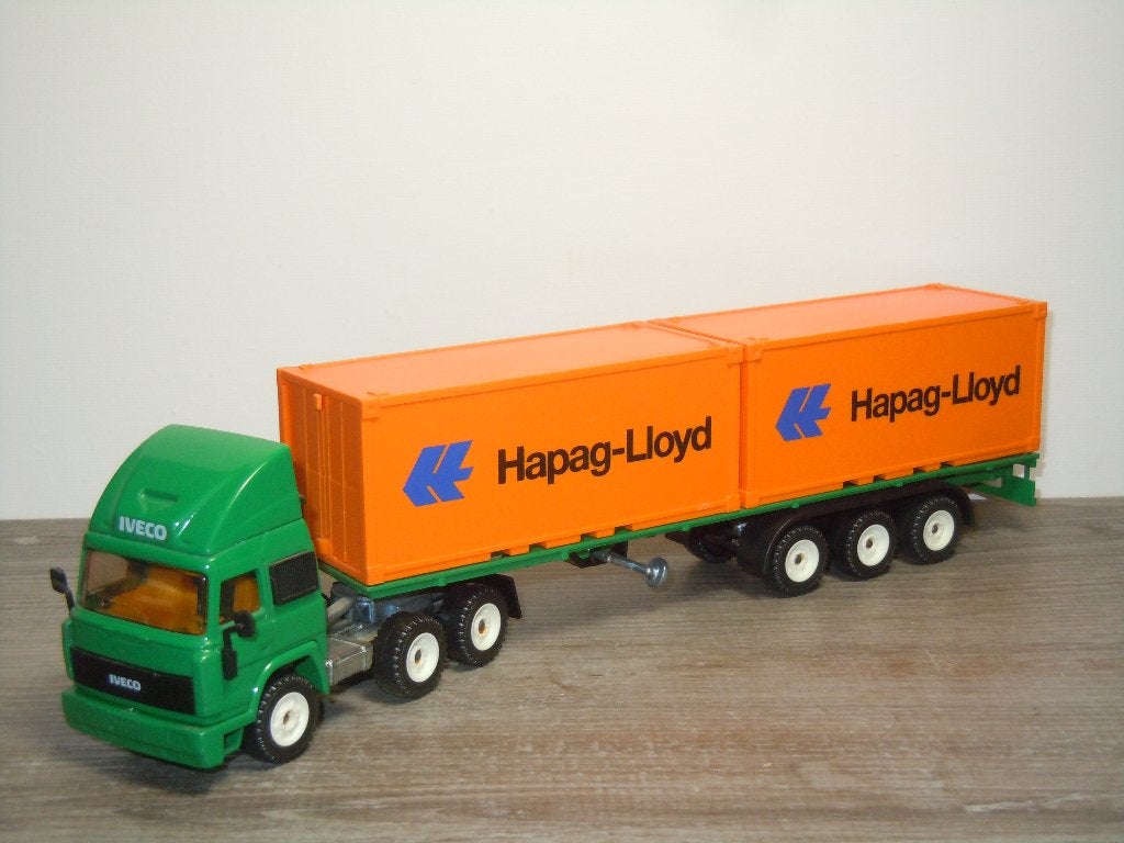 Iveco Turbo Star Truck & Trailer Hapag-Lloyd - Siku Germany, Duitsland, SIKU, Verzenden, Siku