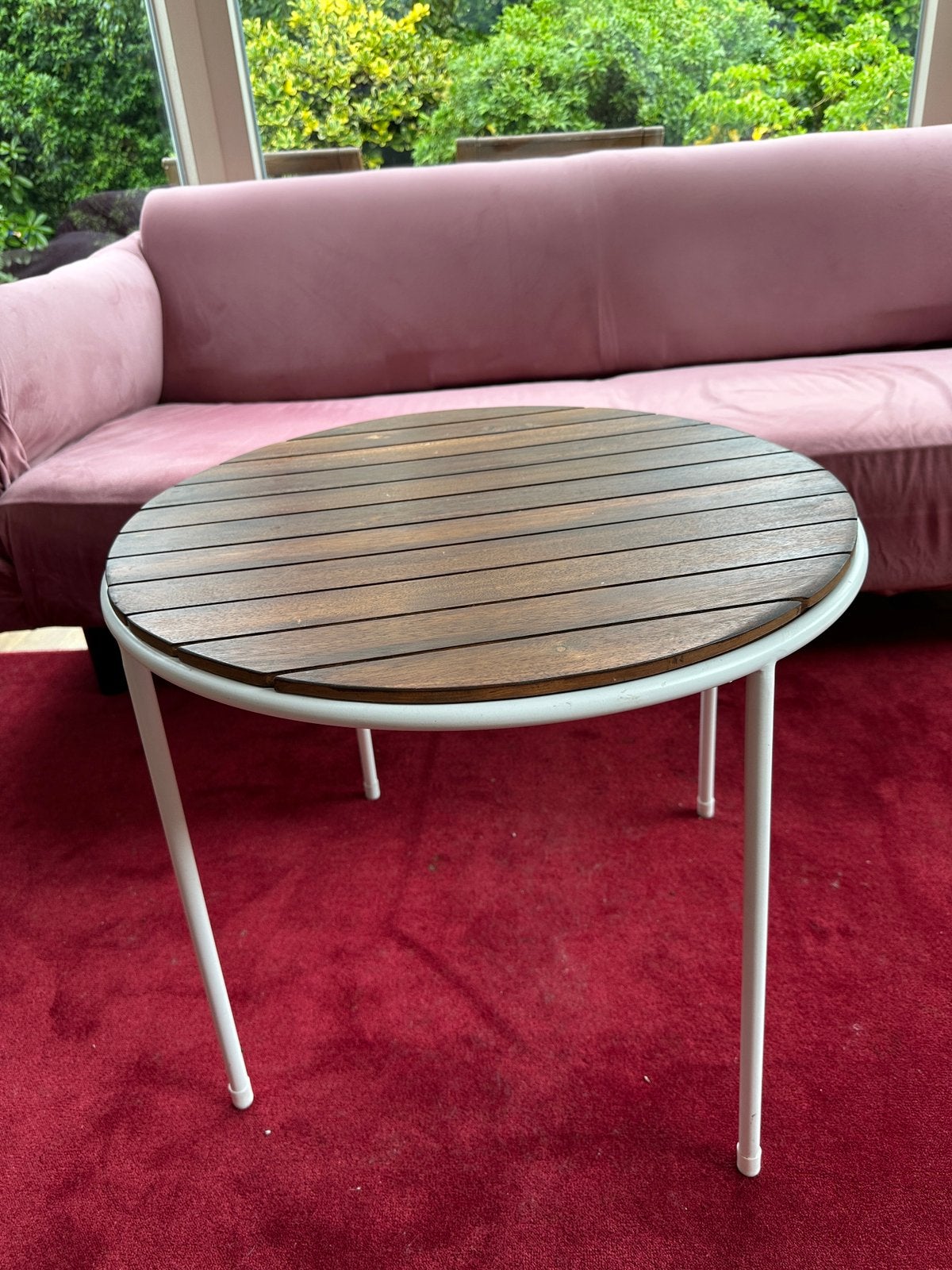 Salontafel 50x60, Ophalen, Gebruikt, 100 tot 150 cm, 50 tot 75 cm