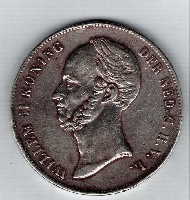 23-1680 Nederland 2 1/2 gulden 1849, Verzenden, Zilver, Losse munt, 2½ gulden