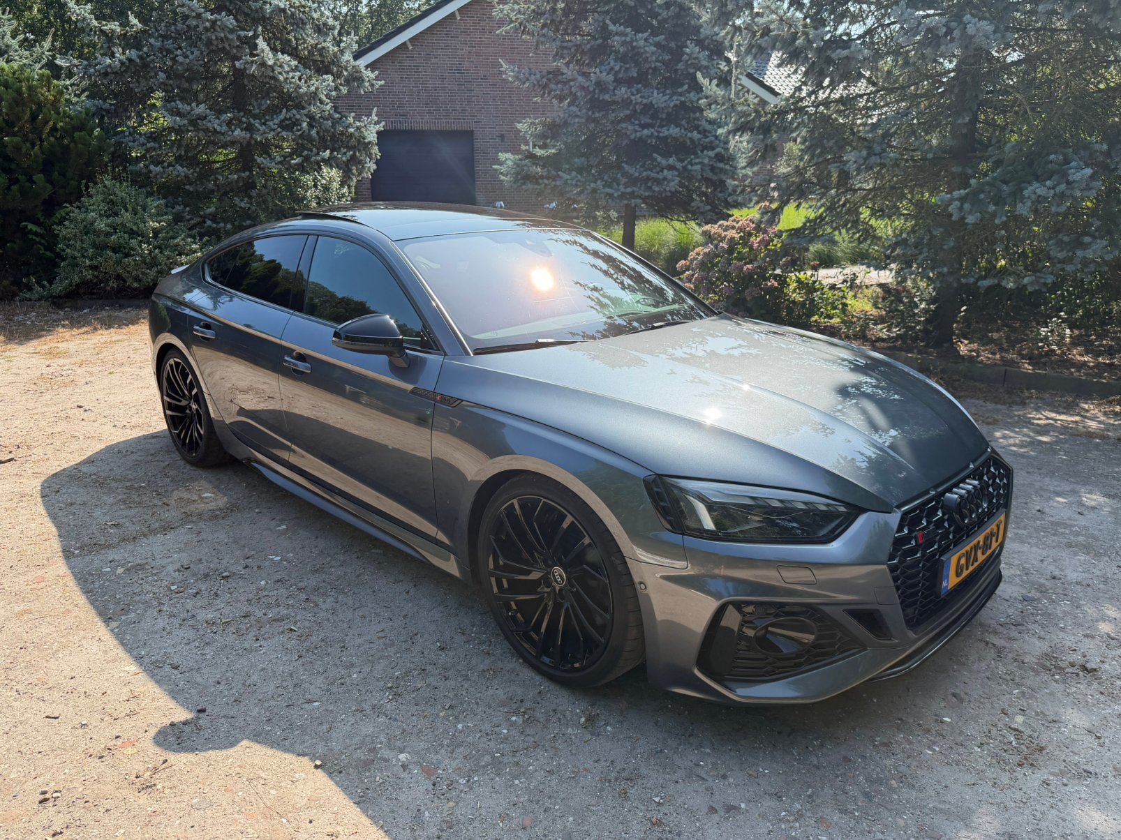 Audi RS5 Sportback 2.9 - Facelift model - DRC B&O Pano ACC, Auto's, Audi, Automaat, Zwart, RS5, Leder