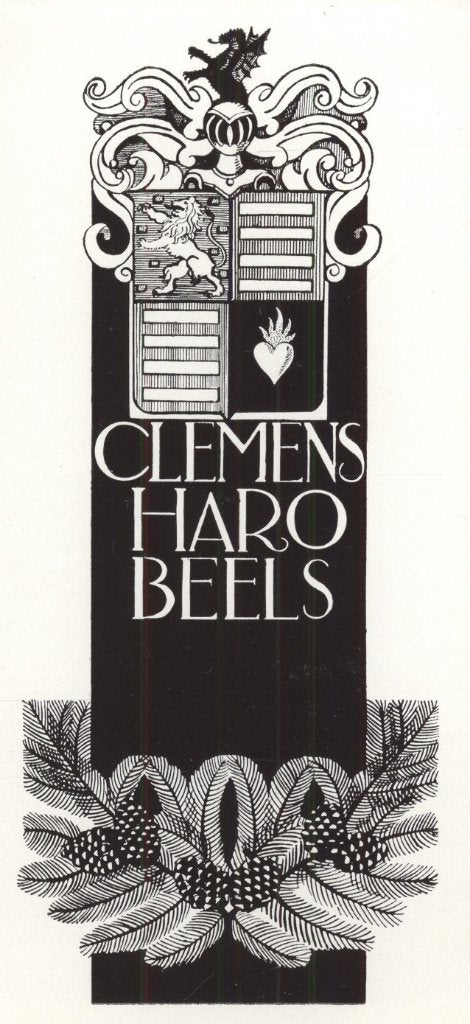 0501 Ex Libris Nederland : Jeanne Bieruma Oosting, 1942, Verzenden, Ex libris
