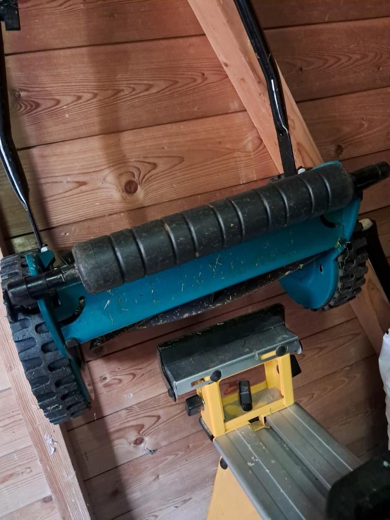Hand grasmaaier, Tuin en Terras, Ophalen of Verzenden, Gebruikt, Elektrisch