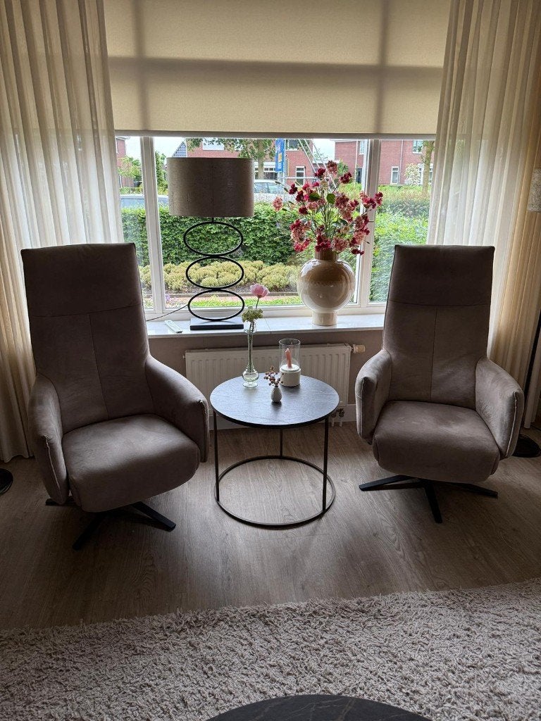 Sta-op stoelen 3-motorig met opstahulp - 2 stuks, Ophalen, Gebruikt, Minder dan 75 cm, Luxe
