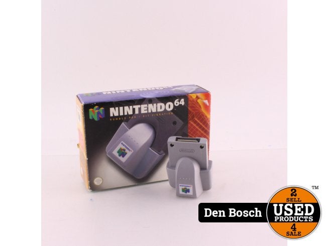 Nintendo 64Rumble Pak / Kit vibration | In doos, Nintendo, Zo goed als nieuw, Support@nintendo.com, 11-1 Hokotate-cho, Kamitoba, Minami-ku
Kyoto 601-8501
Japan