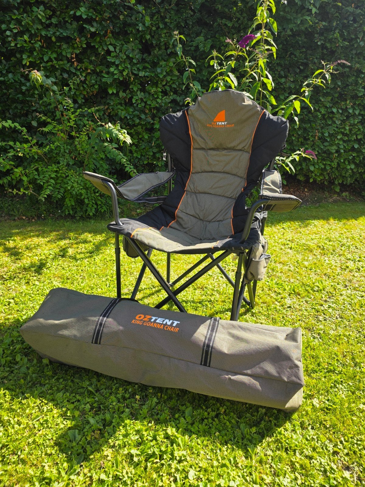 OZTENT King Goanna Chair - Comfortabele Campingstoel, Ophalen, Gebruikt, Campingstoel