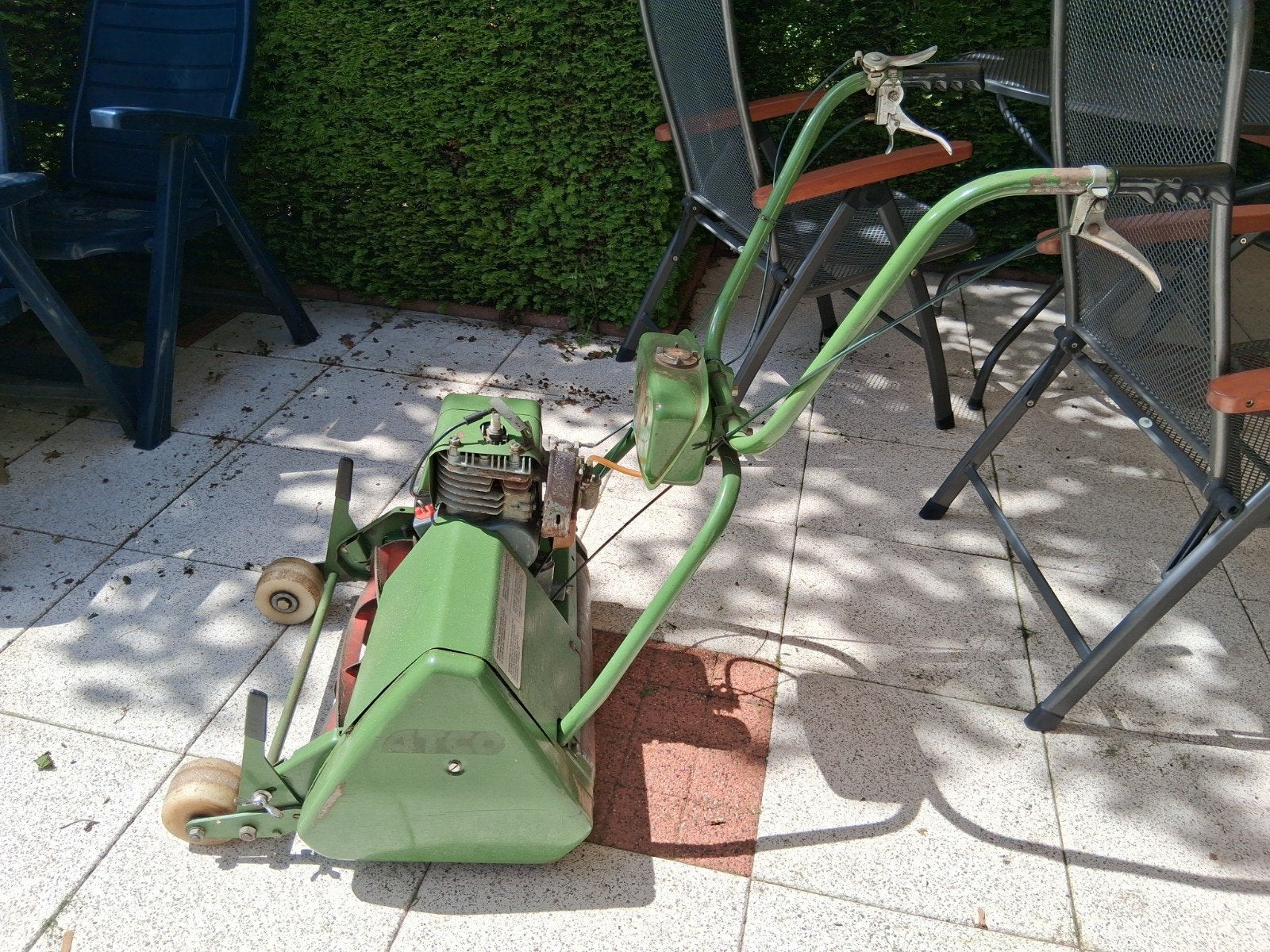 ATCO Kooimesmaaier - Vintage Grasmaaier met Opvangbak, Ophalen, Gebruikt, Opvangbak, Benzine-grasmaaier
