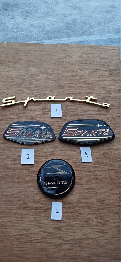 Sparta logo's  gebruikt !, Ophalen of Verzenden, Gebruikt, Sparta