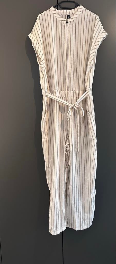 Shein Curve Jumpsuit 2XL gestreept, Ophalen of Verzenden, Gedragen, Wit