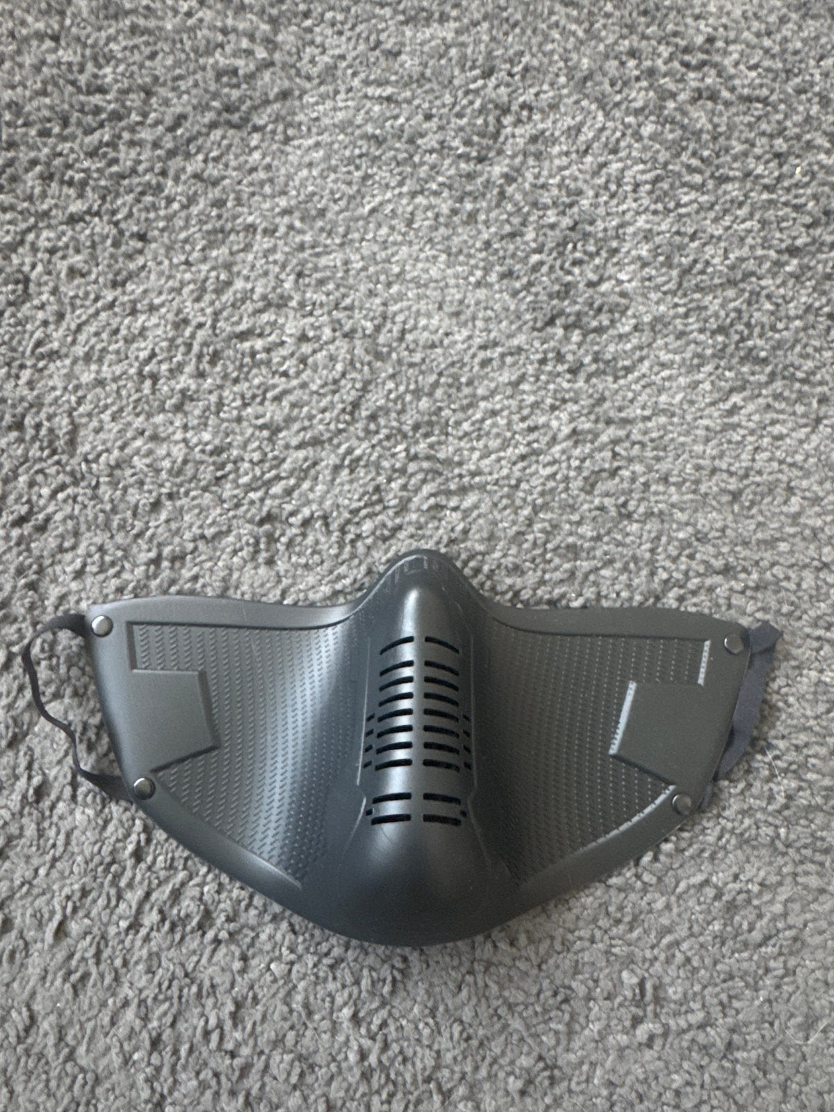 Zwart mondmasker / motor windsiliconen. (M), Ophalen of Verzenden, Zo goed als nieuw, Accessoires