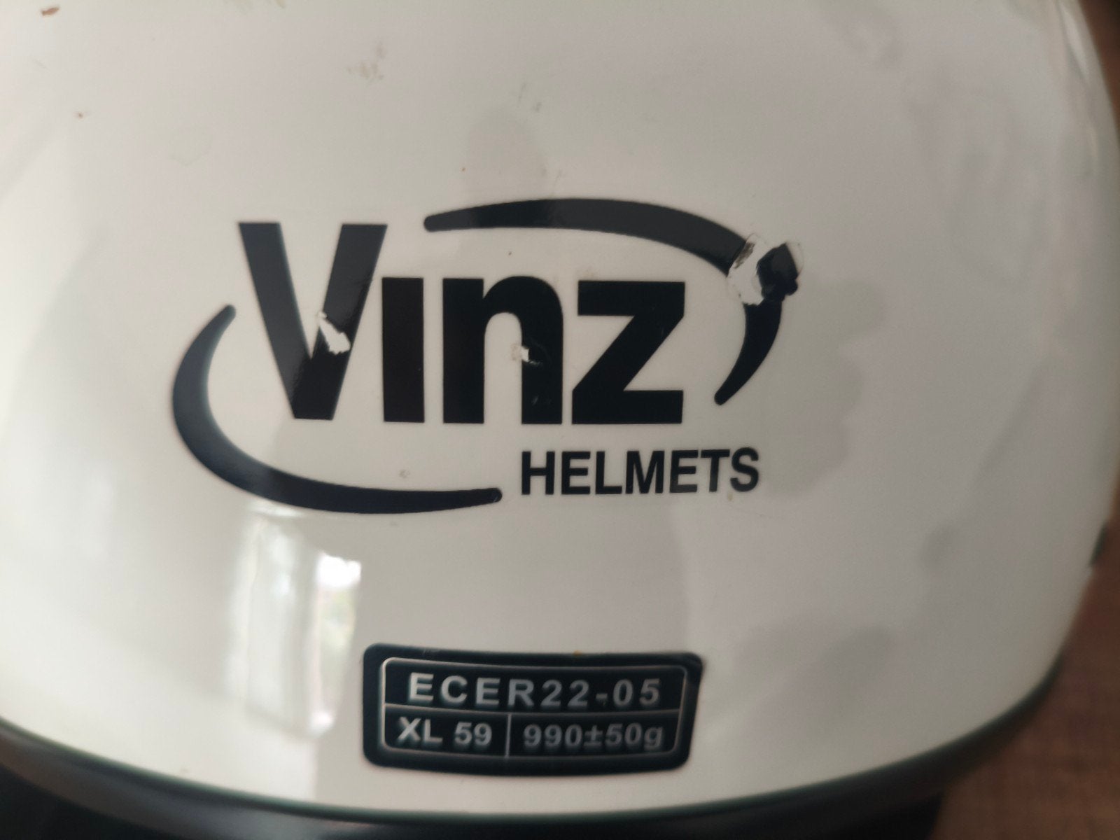 Witte Vinz Jethelm - Maat XL, Ophalen