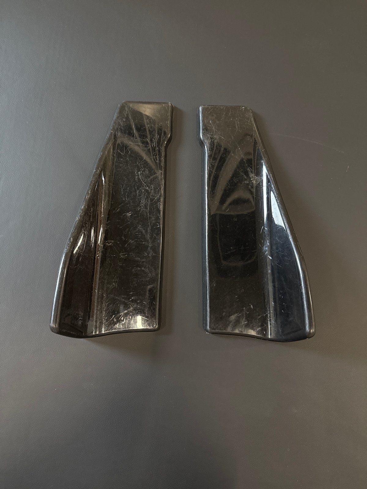 Universele Bumper Canards Splitters Zwart (Set van 2), Gebruikt, Voor, Ophalen of Verzenden, Bumper