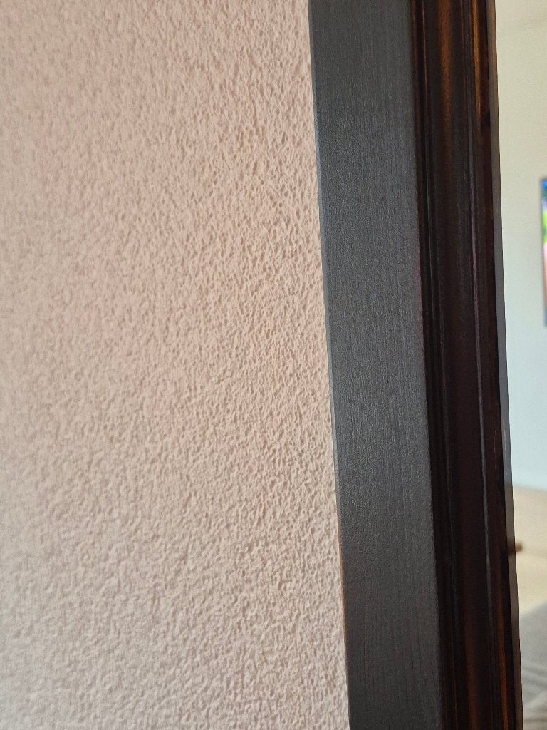Zwarte spiegel, Huis en Inrichting, Ophalen, Gebruikt, 100 tot 150 cm, 125 cm of meer