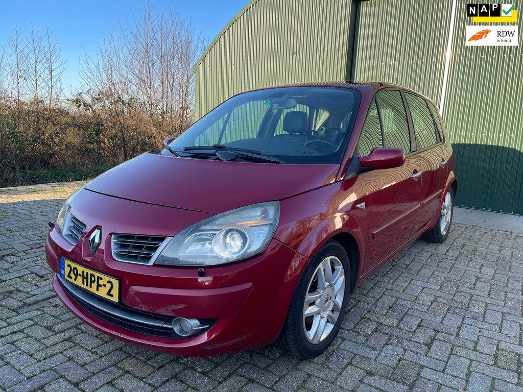 Renault Scénic 2.0-16V Tech Line Panorama/Navi/Airco/APK NE, Auto's, Renault, 1998 cc, 135 pk, Zwart, 4 cilinders