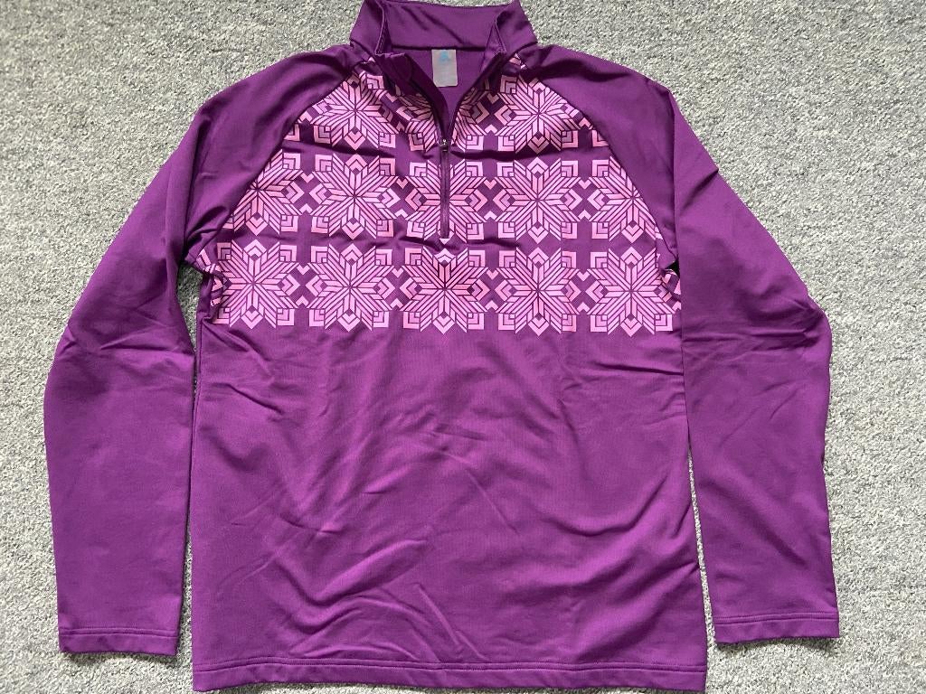 Odlo sport shirt, Paars, Maat 42/44 (L), Ophalen of Verzenden, Zo goed als nieuw