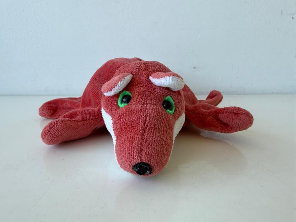 Knuffel, handpop, poppenkastpop vos / Beleduc, Ophalen of Verzenden, Zo goed als nieuw, Overige typen