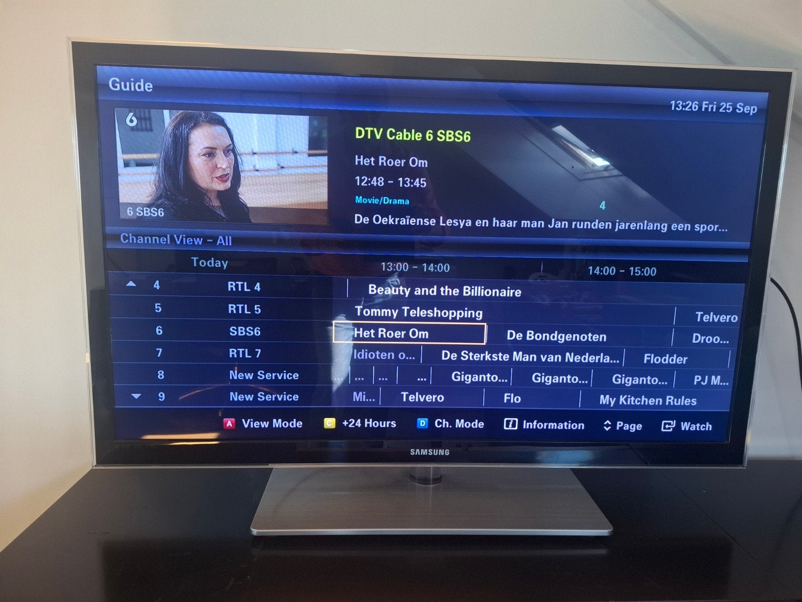 Samsung 46 inch TV - Perfecte staat, geen Smart TV, Ophalen, Gebruikt, 50 Hz, Samsung