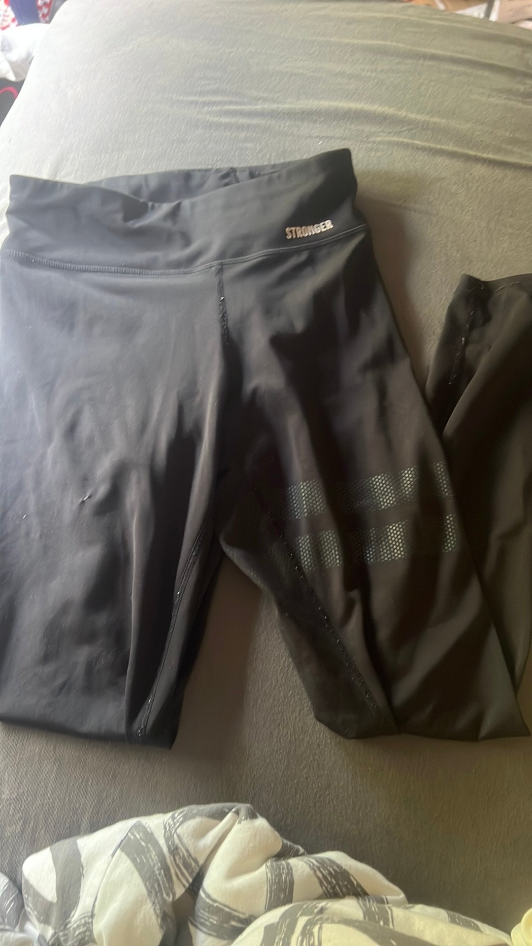 Stronger legging, maat small. zwart, Kleding | Dames, Leggings, Maillots en Panty's, Legging, Maat 36/38 (S), Zwart, Ophalen of Verzenden