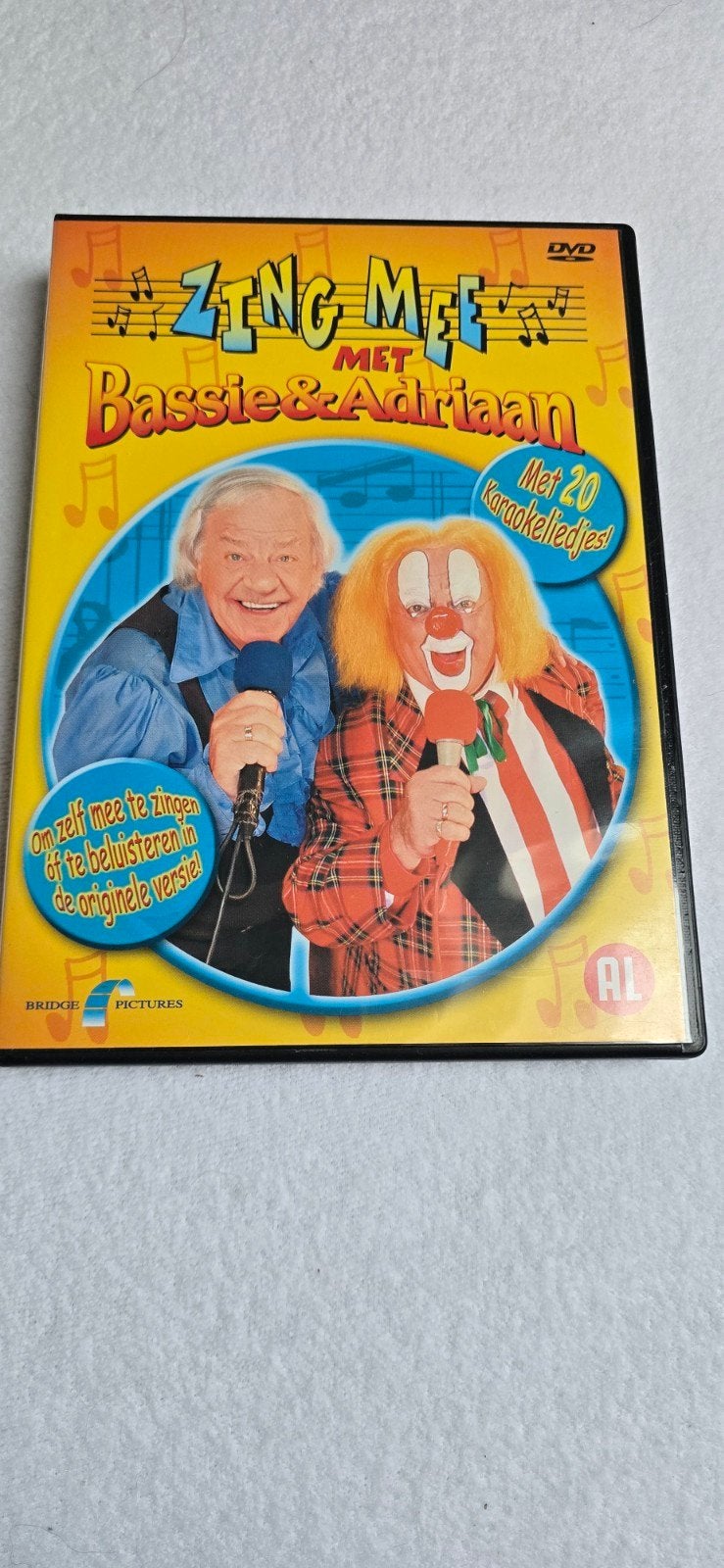 Zing Mee Met Bassie & Adriaan DVD - Karaoke Plezier!, Cd's en Dvd's, Gebruikt, Alle leeftijden, Familie, Film