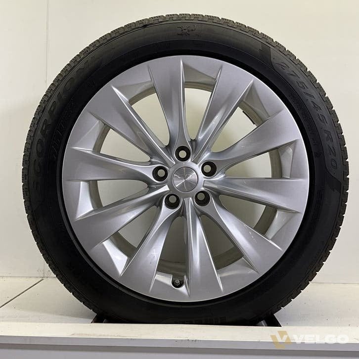 DEMO TESLA MODEL X WINTERBANDEN BREEDSET VELGEN 20 INCH, Gebruikt, Banden en Velgen, Info@velgo.nl, Velgo