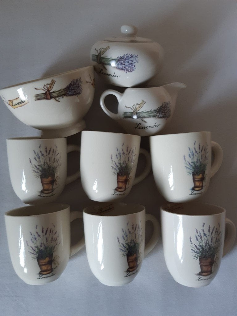 JET by ter Steege servies Lavendel, Verzenden, Overige typen, Zo goed als nieuw, Overige stijlen