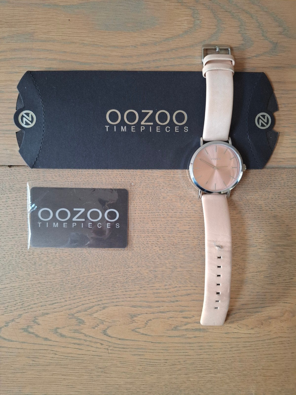 Dames horloge (oozoo) Te koop, Polshorloge, Ophalen, Overige merken, Leer