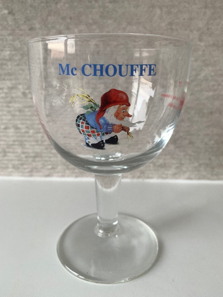 MC Chouffe glas The Skotch from the Ardennes 25 cl., Verzamelen, Biermerken, Ophalen of Verzenden, Zo goed als nieuw, Glas of Glazen