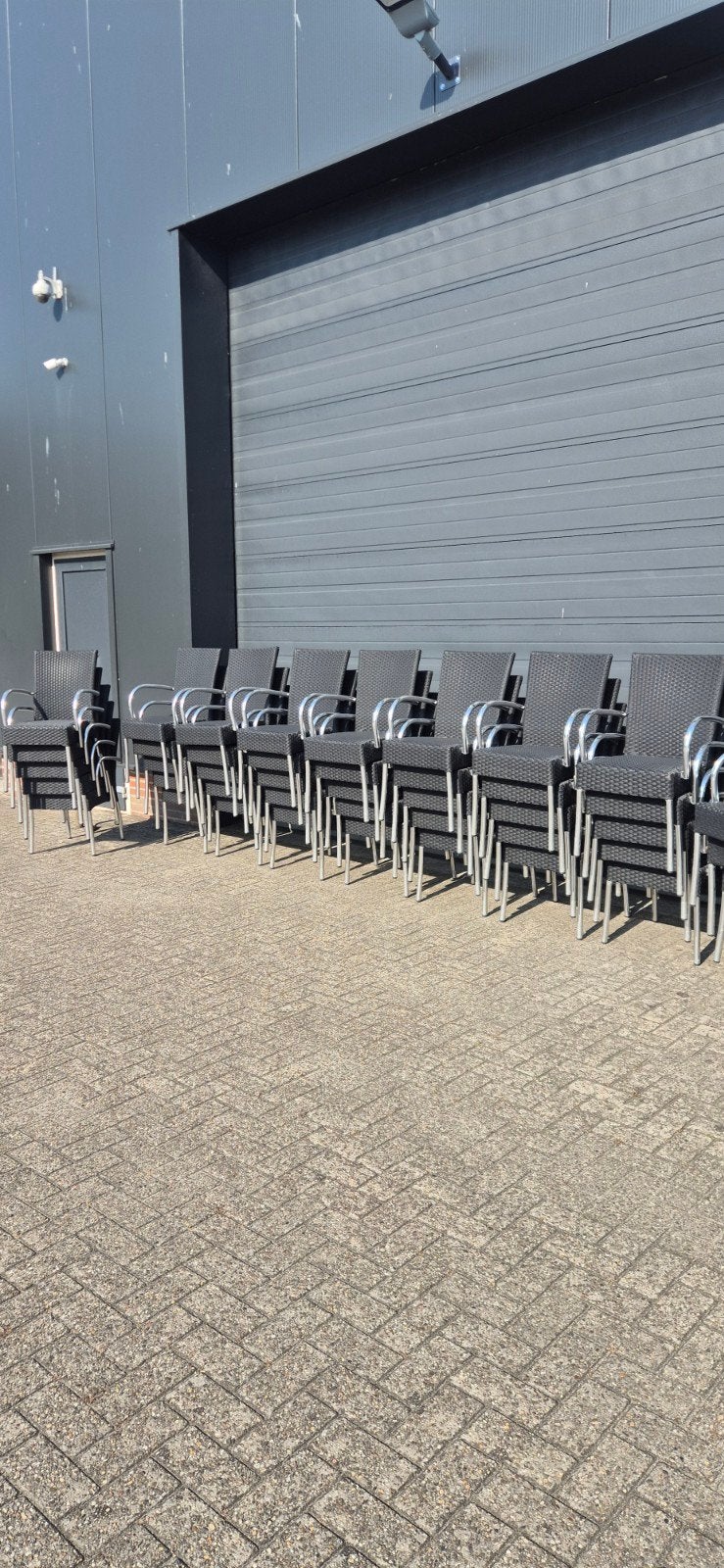 Terrasstoelen horeca restaurant, Ophalen, Kunststof, Gebruikt, Geen
