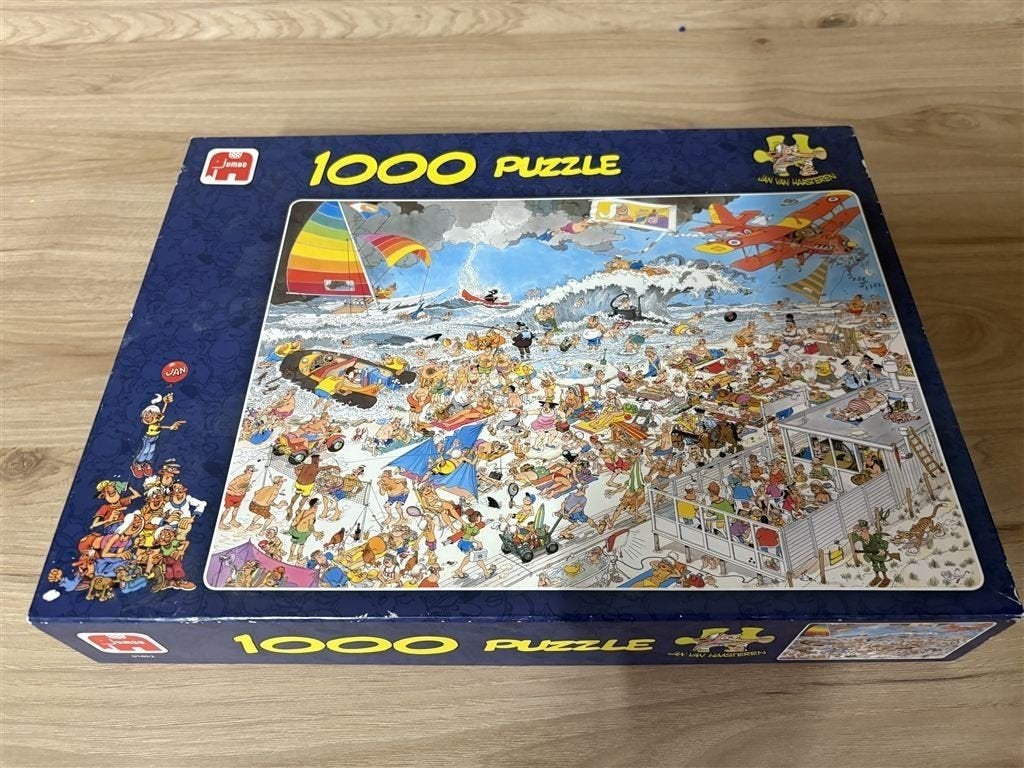 jan van haasteren - op het strand 1000 stuks [4158], Verzenden, 500 t/m 1500 stukjes, Zo goed als nieuw