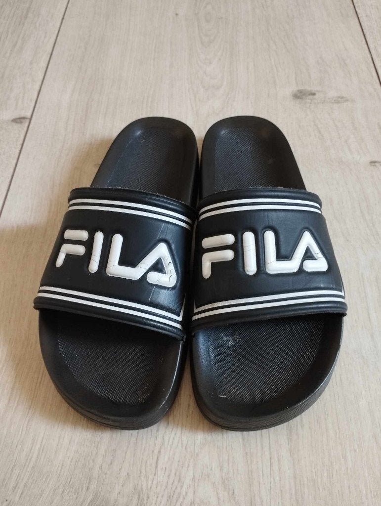 Nog zeer nette Fila badslippers maat 36., Slippers, Blauw, Ophalen of Verzenden, Zo goed als nieuw