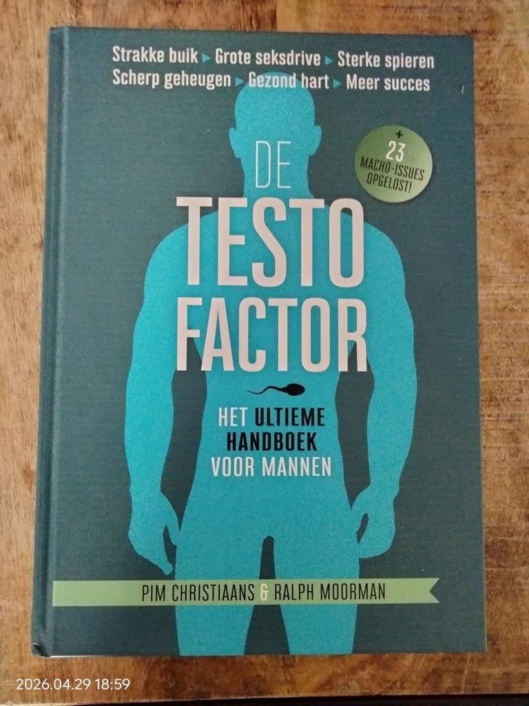 De Testofactor: Het Ultieme Handboek voor Mannen - Nieuw, Ophalen of Verzenden, Nieuw, Gezondheid en Conditie, Pim Christiaans & Ralph Moorman