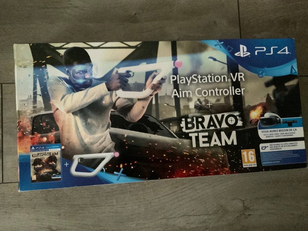 Playstation 4 VR PSVR AIM Controller Geweer PS4 + Bravo Team, Avontuur en Actie, 1 speler, Virtual Reality, Ophalen of Verzenden