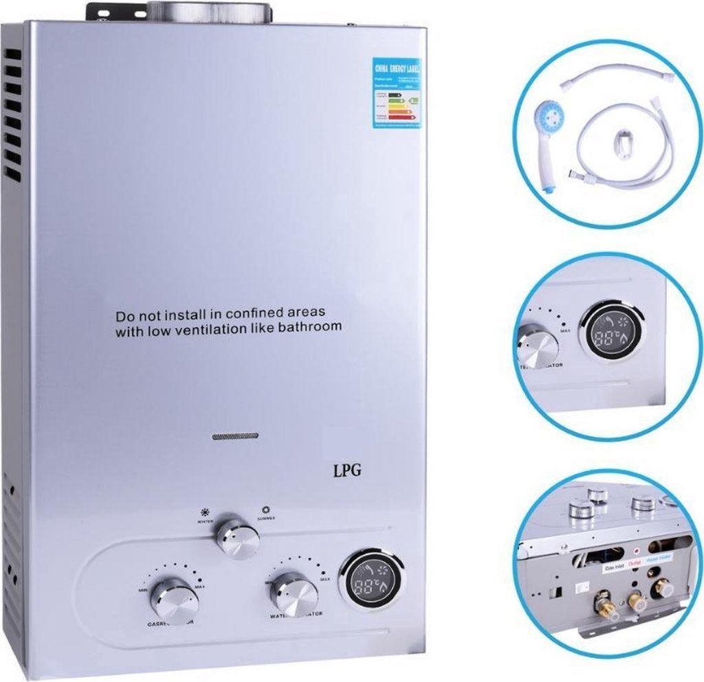 GEISER 18L Propaan Butaan LPG Geiser 75 EURO, Ophalen, Minder dan 3 jaar oud, Minder dan 20 liter, Propaan of Butaan