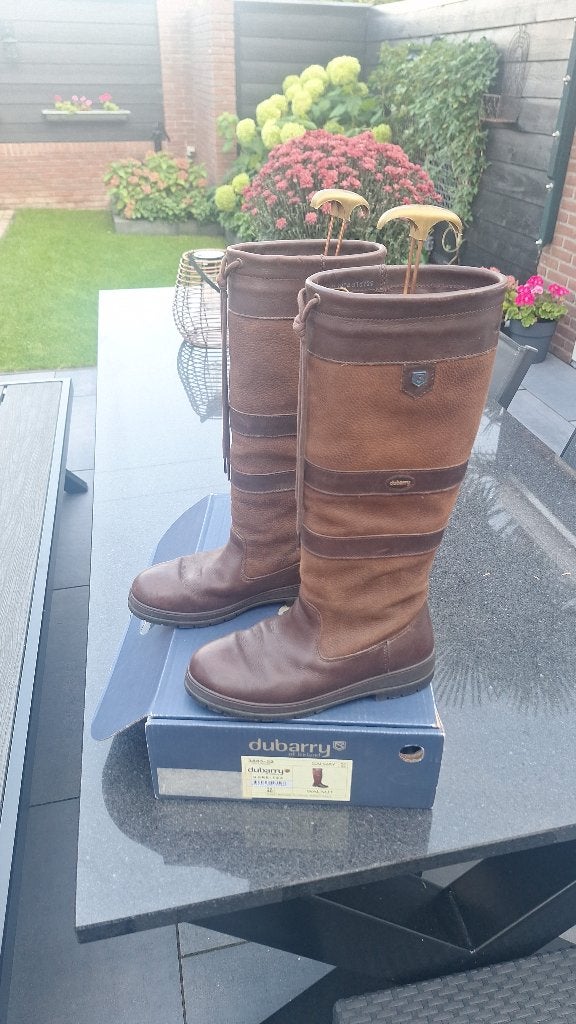 Dubarry laarzen maat 37 als nieuw !!, Dubarry, Hoge laarzen, Bruin, Ophalen of Verzenden