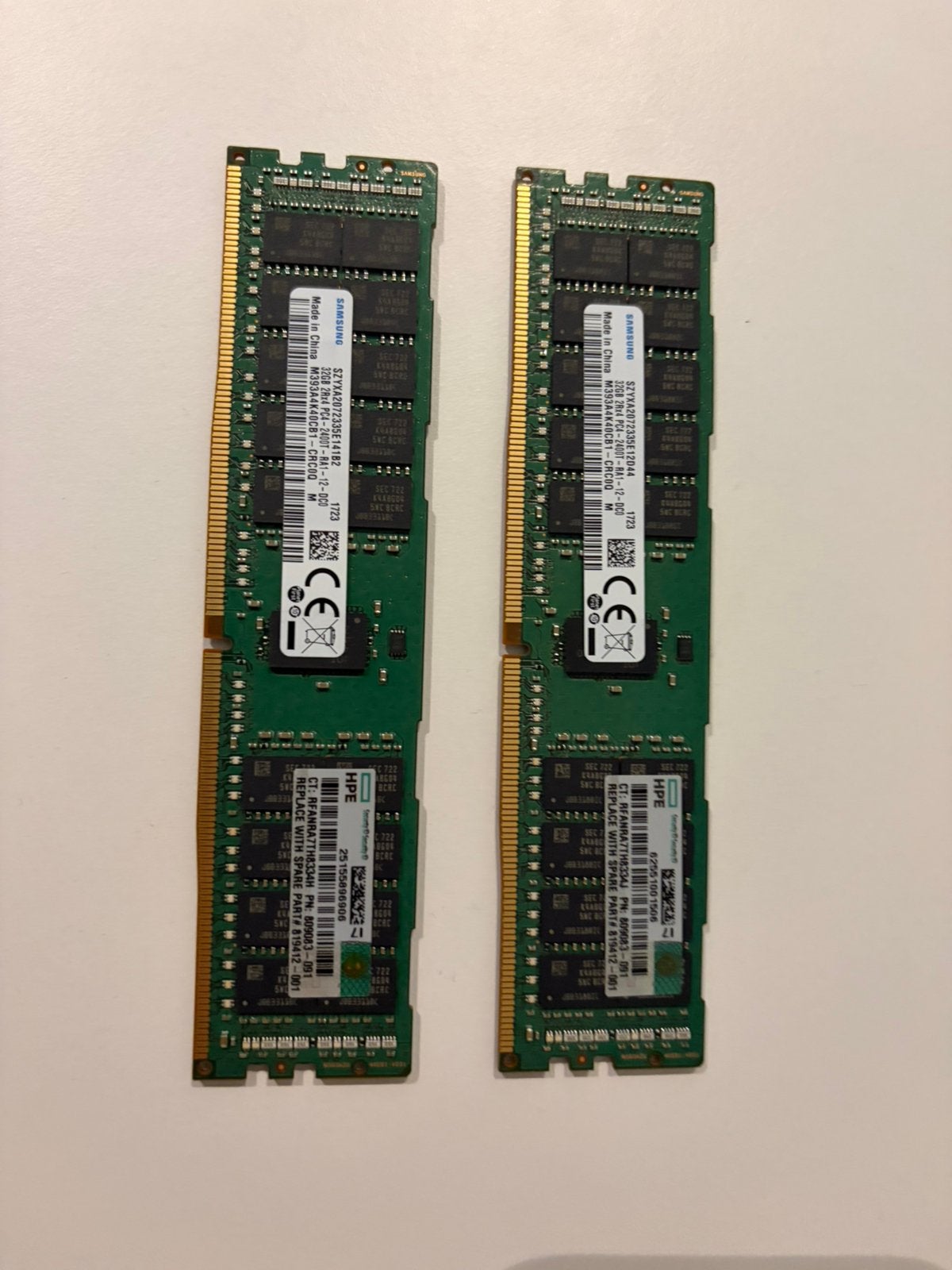 2x 32GB ddr4 ramgeheugen, Computers en Software, 32 GB, DDR4, Nieuw, Ophalen of Verzenden