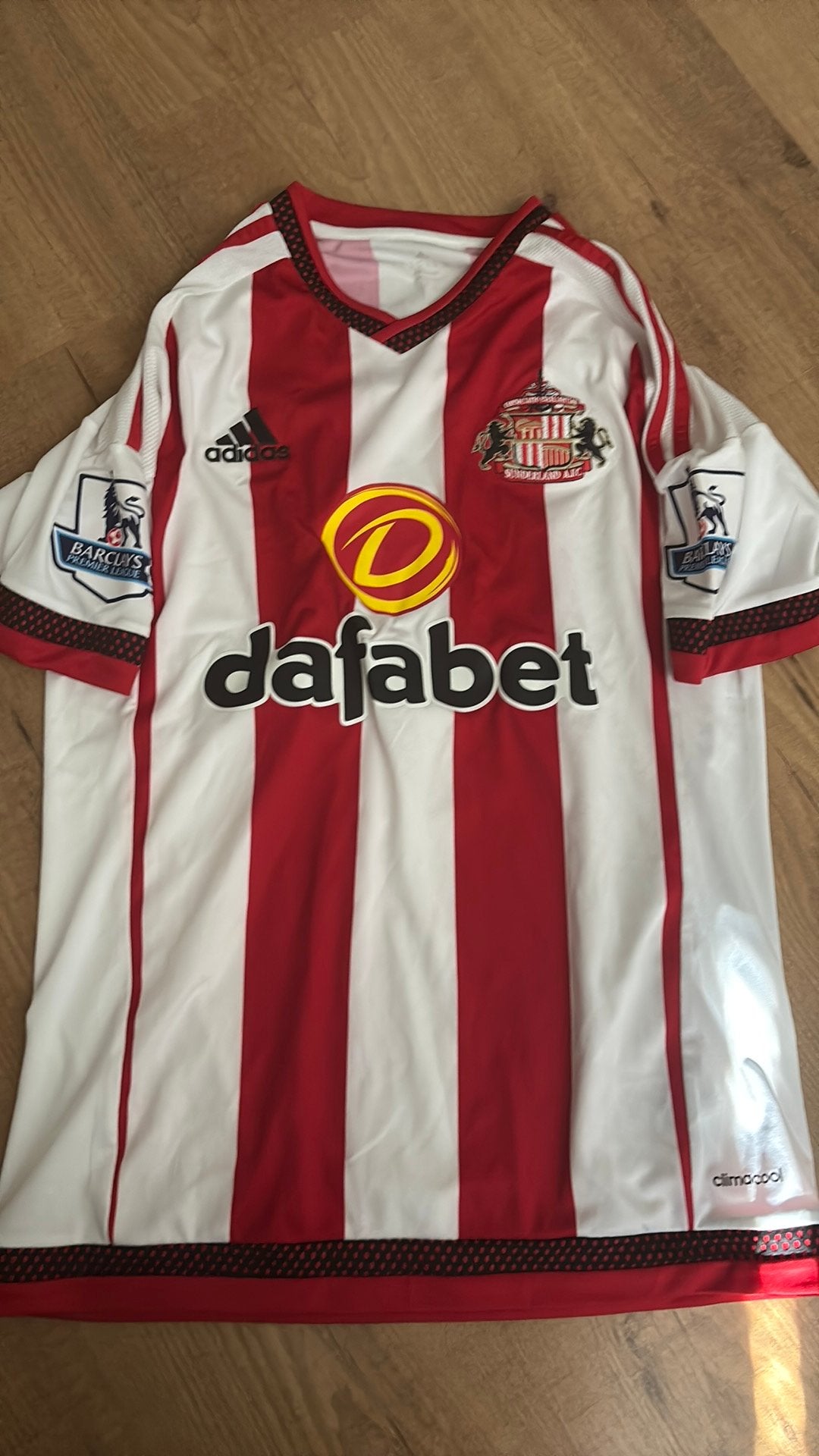 Matchworn shirt sunderland, Verzamelen, Sportartikelen en Voetbal, Verzenden, Zo goed als nieuw, Overige binnenlandse clubs, Shirt