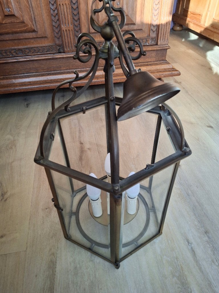 Messing lamp, Antiek en Kunst, Ophalen
