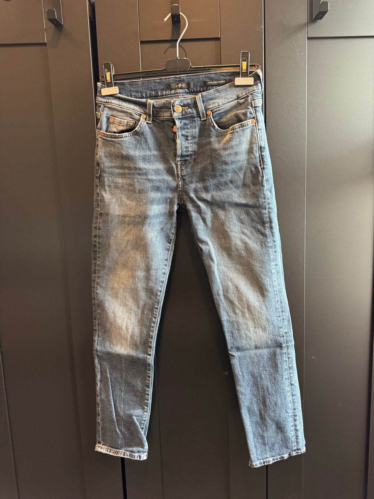 7 For All Mankind Jeans - Italiaanse stof maat 26, Ophalen of Verzenden, Gedragen, Blauw, W28 - W29 (confectie 36)