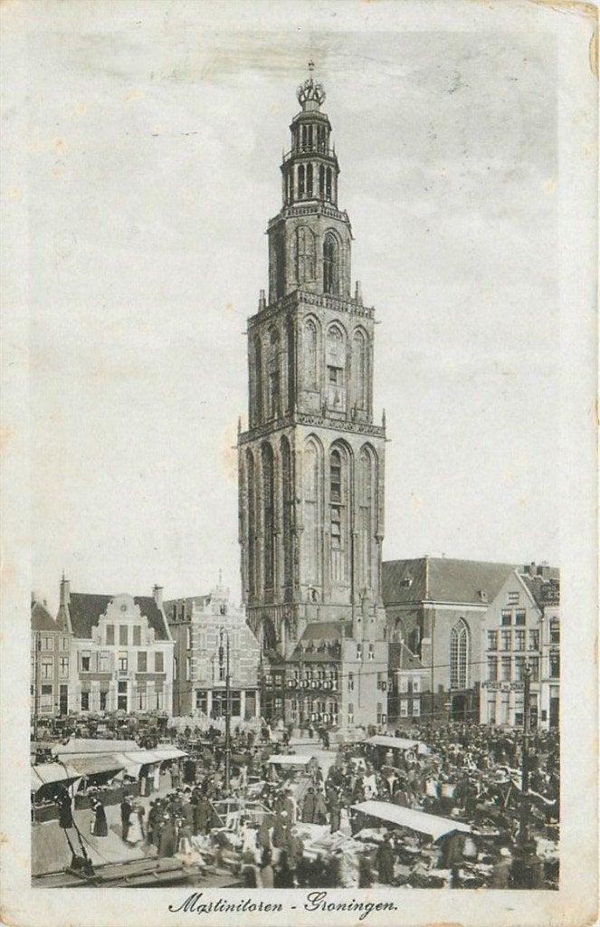 701-386-027 Groningen Martinitoren, Verzenden, Voor 1920, Groningen