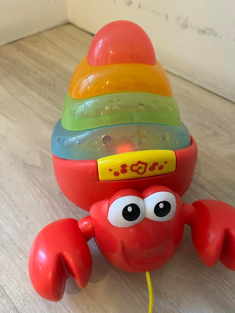 Speelgoed kreeft met licht en geluid, Ophalen of Verzenden, Zo goed als nieuw, Ontdekken, Met licht