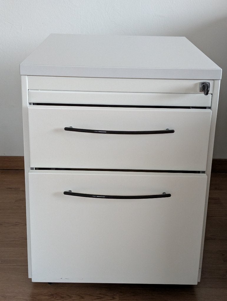 Drentea mobile ladeblok (wit, 2 lades), Ophalen, Gebruikt, 1 of 2 laden, 50 tot 100 cm