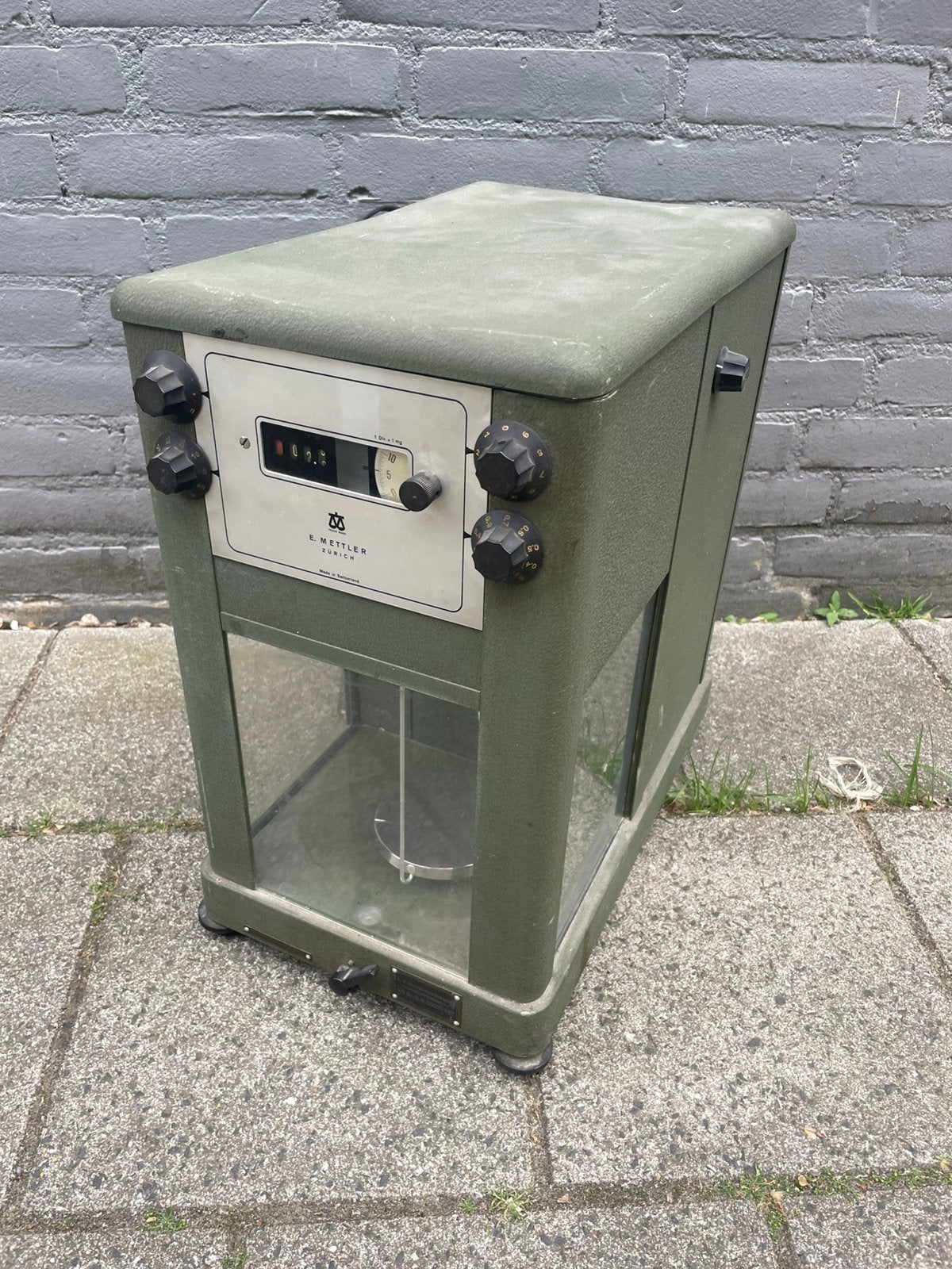 Vintage Mettler Analytische Balans Laboratorium Weegschaal, Ophalen