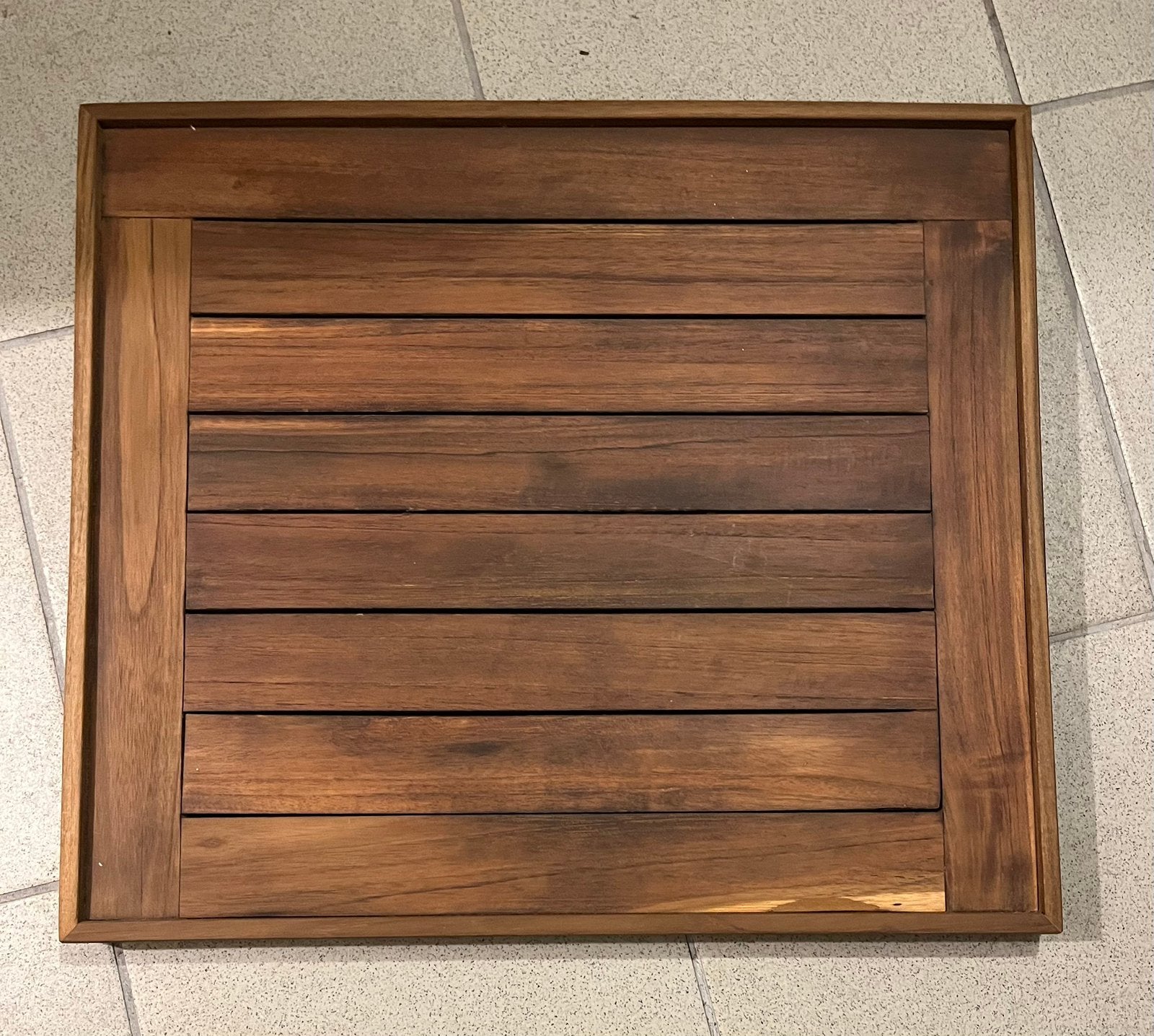 Boottafel massief teak afm 45 x 52 cm, Watersport en Boten, Ophalen of Verzenden, Zo goed als nieuw, Interieur en Kussens