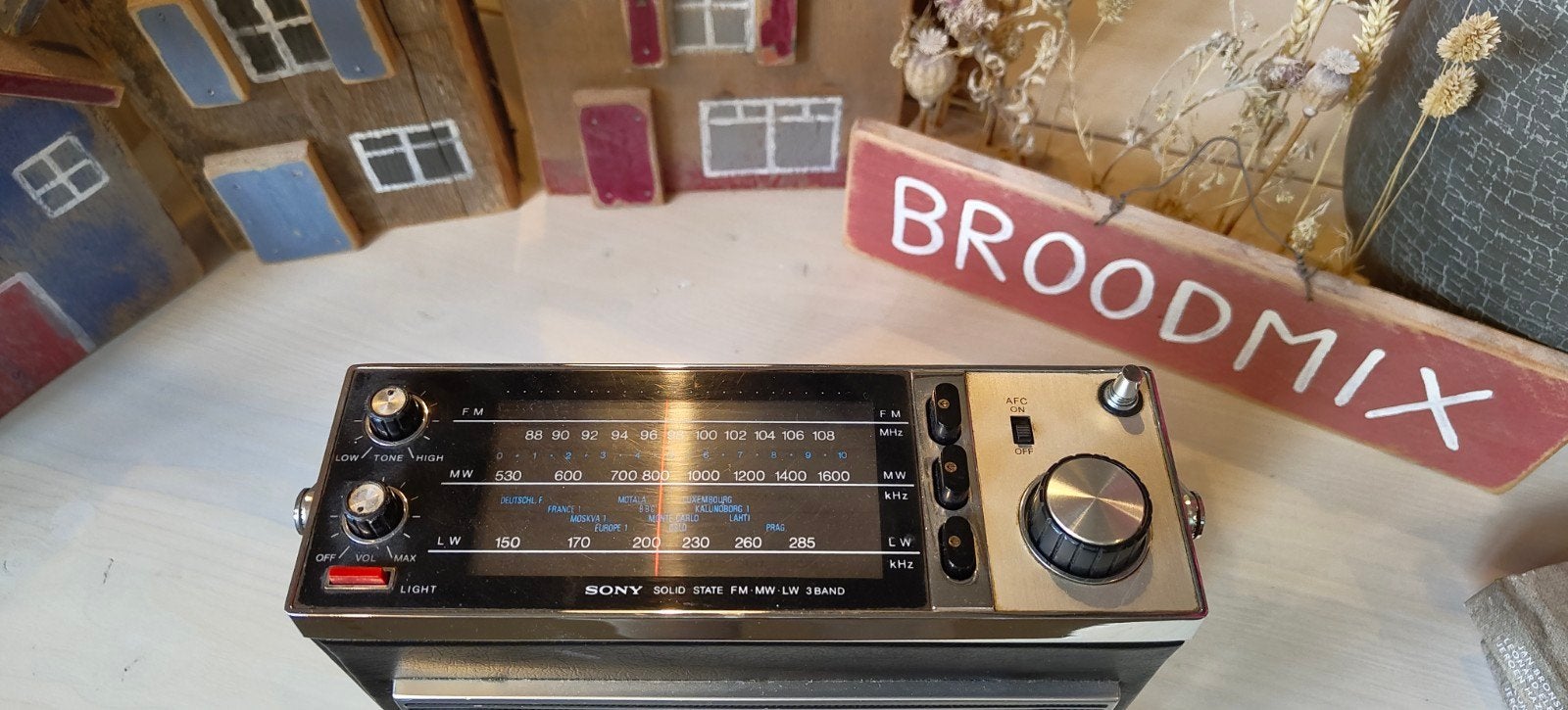 Vintage Sony Solid State Radio - FM/MW/LW/SW, Ophalen, Gebruikt, Radio