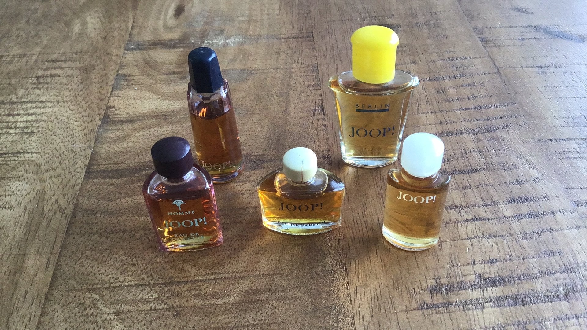 5 herenminiaturen van JOOP, Ophalen of Verzenden, Zo goed als nieuw, Parfumfles