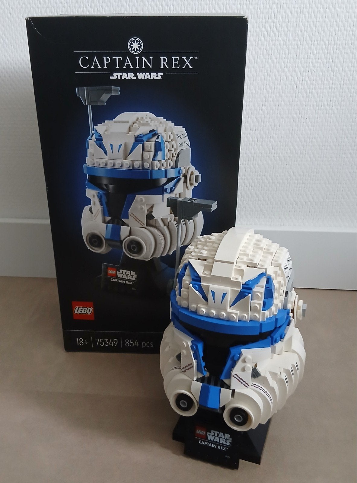 LEGO Star Wars Captain Rex Helm 75349 - Zo goed als nieuw, Ophalen of Verzenden, Zo goed als nieuw, Overige merken