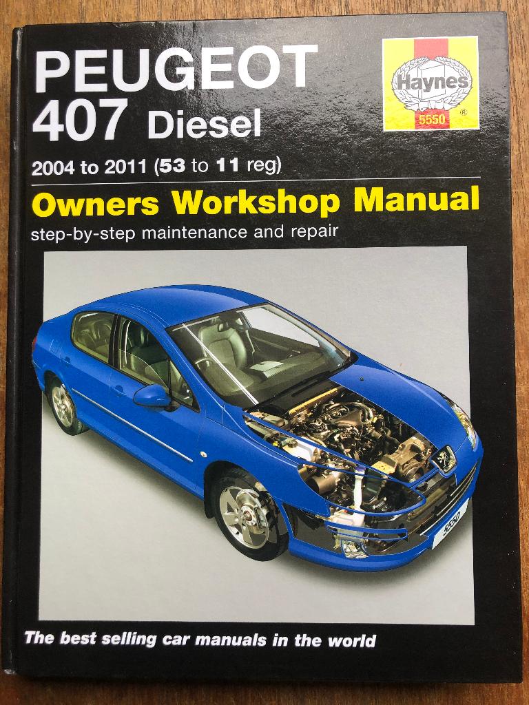 Haynes 5550 ; Peugeot 407 Diesel 2004-2011 ENGELS, Auto diversen, Ophalen of Verzenden