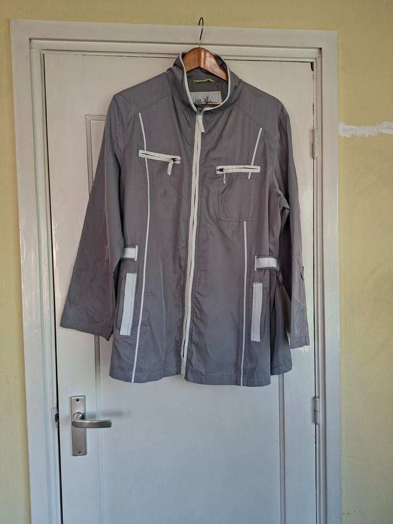 Ulla Popken dames zomerjas grijs, Ophalen of Verzenden, Zo goed als nieuw, Maat 46/48 (XL) of groter, Grijs