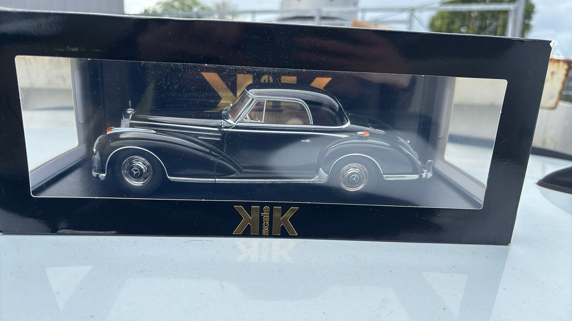 Mercedes benz 300 sc coupe 1955 kk-scale 1.18, Overige merken, Ophalen of Verzenden, A, A