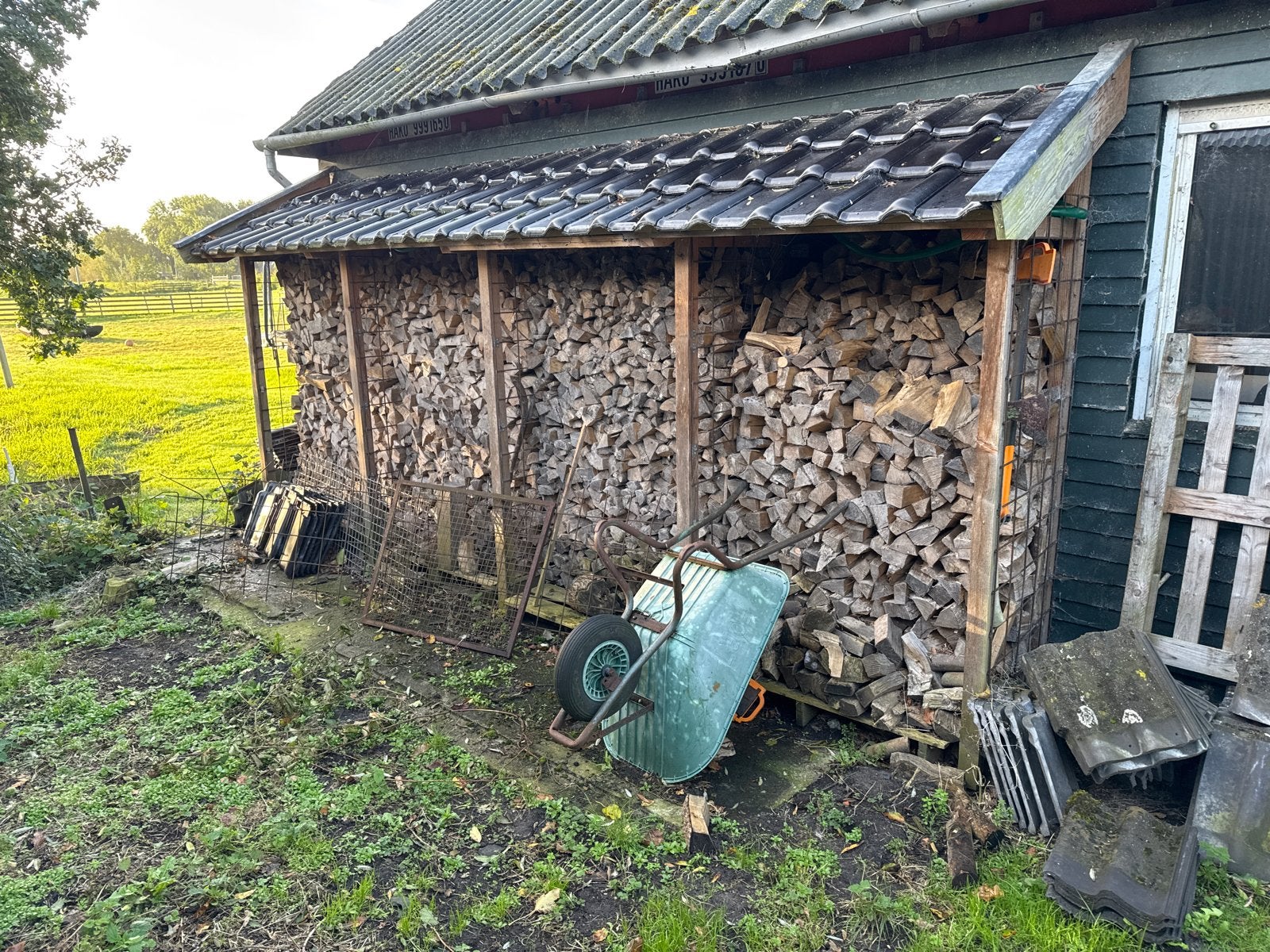 Gekloofd brandhout - haardhout esdoorn, Tuin en Terras, 6 m³ of meer, Ophalen, Overige houtsoorten, Blokken